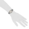 Rolex Oyster Perpetual Lady watch in stainless steel Ref:  67480 Circa  2000 - Detail D1 thumbnail