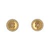 Van Cleef & Arpels Boutonnière earrings in yellow gold and diamonds - 00pp thumbnail