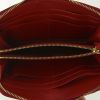 Billetera Prada en cuero granulado rojo - Detail D2 thumbnail