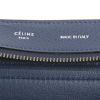 Sac à main Celine Trapeze grand modèle en cuir bleu et daim bleu - Detail D3 thumbnail