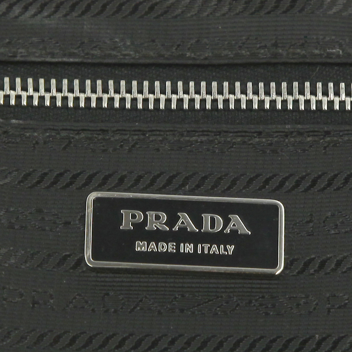 Valigia Prada in pelle saffiano blu marino - Detail D3