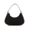 Tod's handbag in black and beige leather and black canvas - 360 thumbnail