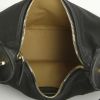 Tod's handbag in black and beige leather and black canvas - Detail D2 thumbnail