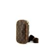 Pochette Louis Vuitton en toile monogram et cuir naturel - 00pp thumbnail