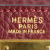 Bolso de mano Hermes Kelly 32 cm en cuero togo color burdeos - Detail D4 thumbnail