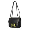 Hermes Hermes Constance small model handbag in black box leather - 00pp thumbnail
