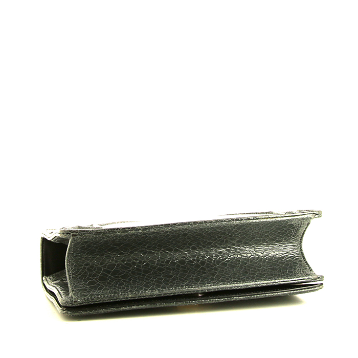 Dior Diorama handbag in grey leather - Detail D5