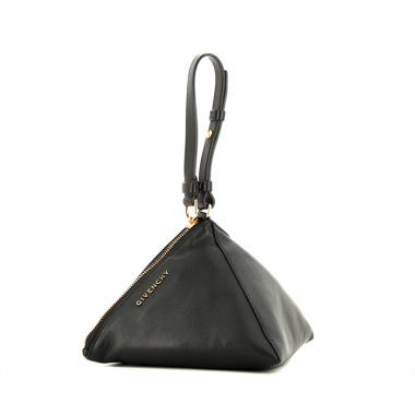 Pochette Givenchy Triangle in pelle nera