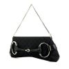 Bag worn on the shoulder or carried in the hand in black monogram canvas and black leather - 00pp thumbnail