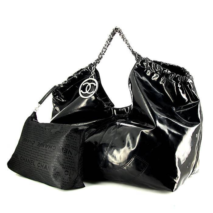 Shopping bag Chanel Grand Shopping in PVC nero