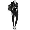 Bolso Cabás Chanel Grand Shopping en vinilo negro - Detail D1 thumbnail