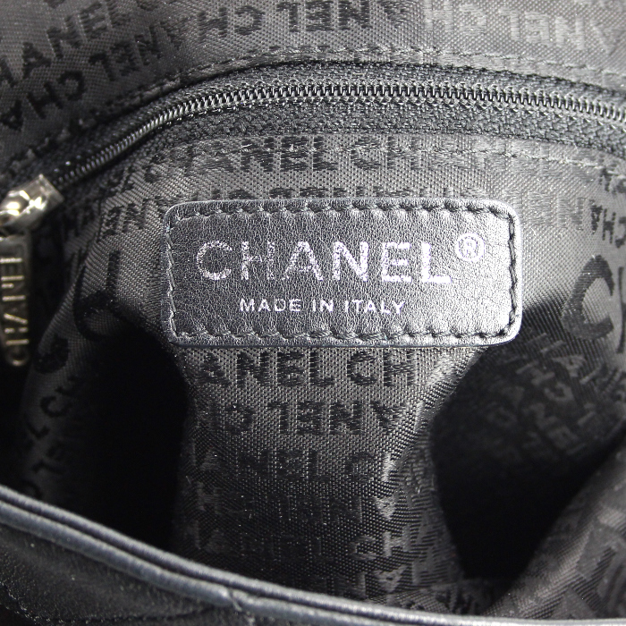 Borsa Chanel Grand Shopping in pelle nera - Detail D3