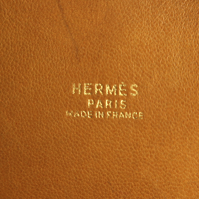 Sac à main Hermes Bolide 30 cm en cuir Ardenne noir - Detail D4