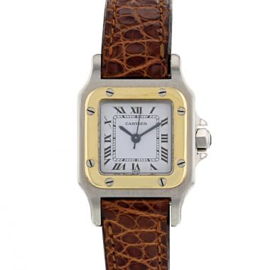 Cartier Santos watch in gold and stainless steel Circa  2000