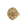 De Beers Talisman ring in yellow gold,  diamonds and rough diamond - 00pp thumbnail