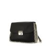 Bolso de mano Diorling Dior en cuero bicolor negro y blanquecino y cuero negro - 00pp thumbnail