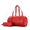 Louis Vuitton Soufflot handbag in red epi leather - 00pp thumbnail