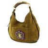 Yves Saint Laurent Mombasa handbag in anise green and purple suede - 00pp thumbnail