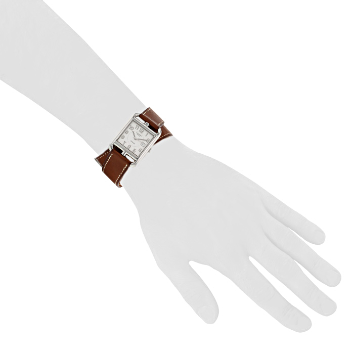 Orologio Hermes Cape Cod in acciaio Ref :  CC1.710 Circa  2010 - Detail D1