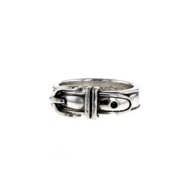Anello Hermès Ceinture in argento