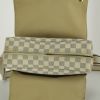 Louis Vuitton Naviglio shoulder bag in azur damier canvas and natural leather - Detail D3 thumbnail