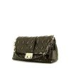 Dior New Look handbag in khaki patent quilted leather - 00pp thumbnail