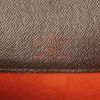 Sac bandoulière Louis Vuitton Pimlico en toile damier ébène et cuir marron - Detail D3 thumbnail