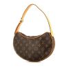 Louis Vuitton Croissant handbag in monogram canvas and natural leather - 00pp thumbnail