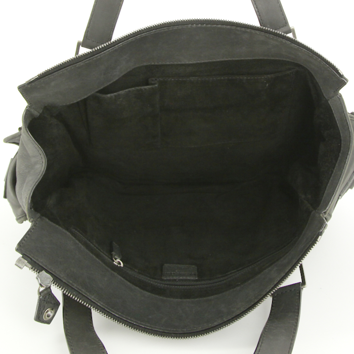 Dior Rebelle handbag in black leather - Detail D2