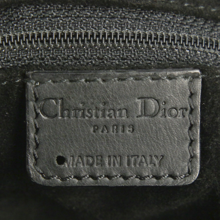 Borsa Dior Rebelle in pelle nera - Detail D3