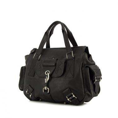 Sac à main Dior Rebelle en cuir noir