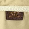 Borsa da viaggio Hermes Victoria in pelle togo bordeaux - Detail D3 thumbnail