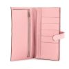 Hermes Béarn wallet in pink grained leather - Detail D1 thumbnail