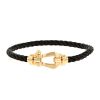 Fred Force 10 large model bracelet in pink gold and nylon - 00pp thumbnail