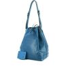 Louis Vuitton Grand Noé large model shopping bag in blue epi leather - 00pp thumbnail