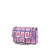 Timeless handbag in pink and purple printed patern canvas - 00pp thumbnail