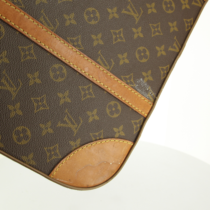 Borsa Louis Vuitton in tela monogram e pelle naturale - Detail D4
