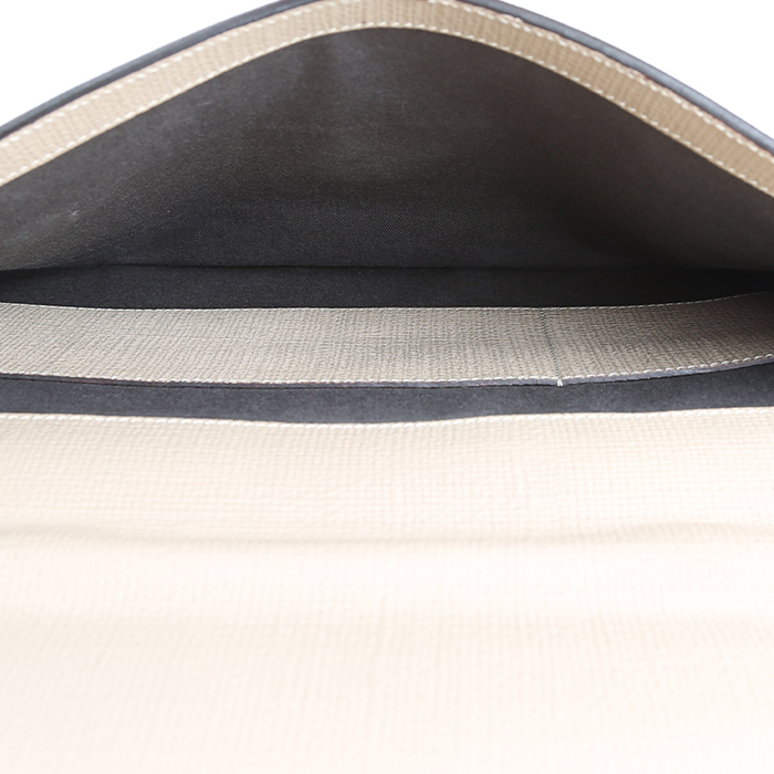 Berluti  E'Suo briefcase  in beige leather - Detail D2