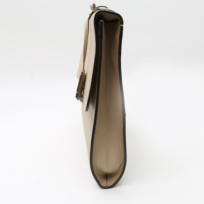 Berluti  E'Suo briefcase  in beige leather - Detail D5