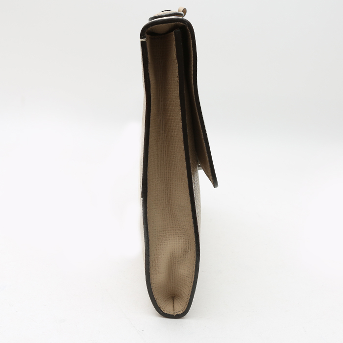 Berluti  E'Suo briefcase  in beige leather - Detail D6
