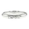 Bracelet jonc ouvrant Chopard Happy Diamonds en or blanc et diamants - 00pp thumbnail