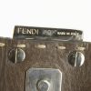 Fendi Baguette handbag in brown grained leather - Detail D3 thumbnail