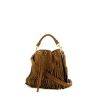 Saint Laurent Emmanuelle handbag in brown suede - 00pp thumbnail