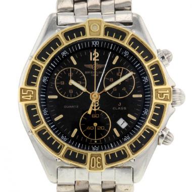 Orologio Breitling J Class in oro placcato e acciaio Ref :  D53067 Circa  2000