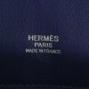 Hermes Berline shoulder bag in blue Swift leather - Detail D3 thumbnail