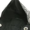 Bolso de fin de semana Chanel 2.55 en lona acolchada negra - Detail D3 thumbnail
