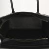 Celine Luggage Shoulder shopping bag in black leather - Detail D2 thumbnail