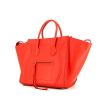 Celine Phantom handbag in orange red leather - 00pp thumbnail