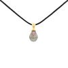 Vintage 1980's pendant in yellow gold and cultured pearl - 00pp thumbnail
