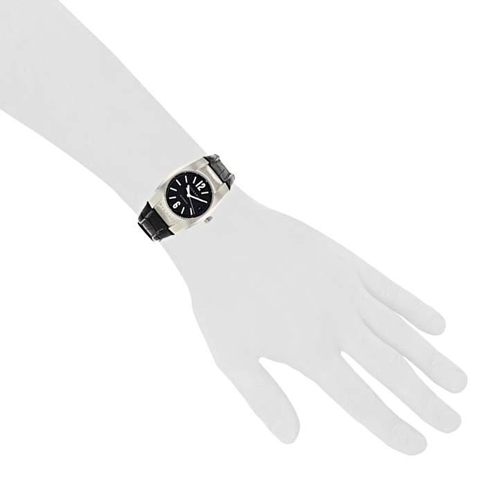 Montre Bulgari Ergon en acier Ref : EG 35 S Vers 2000 - Detail D1